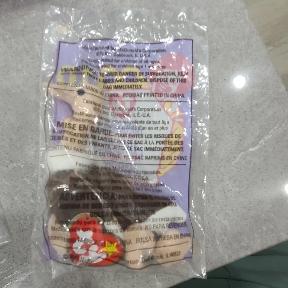 Stretchy the Ostrich #10 McDonald's Happy Meal ty Teenie Beanie Babies 1999/1993